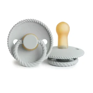 Tétine en Silicone Naturel Frigg Rope Silver Gray Gris Clair