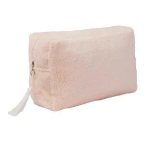 Trousse éponge rose blush