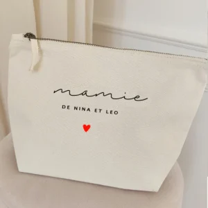 Pochette en coton Mamie