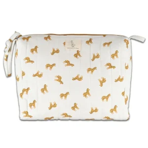 Trousse de Toilette Jenna Zebra Blanche