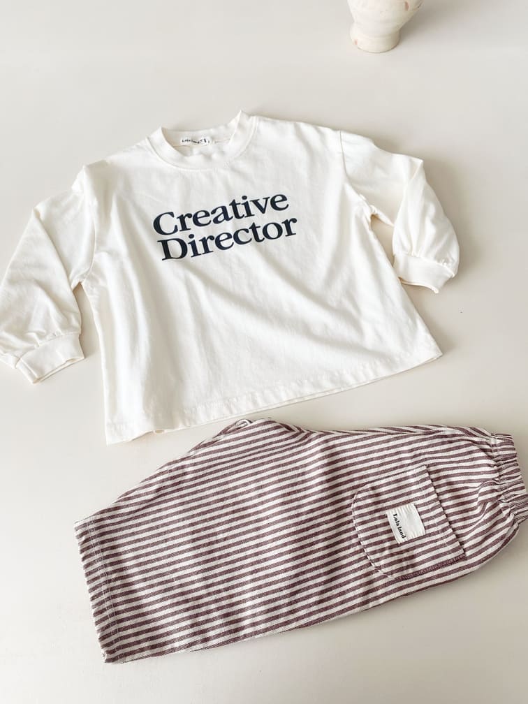 T-shirt enfant manches longues | Creative director- Lalaland – Image 4