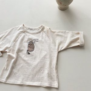 T-shirt enfant manches longues | Cat – Peppermint