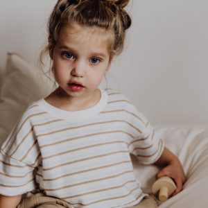 Tshirt en maille enfant rayures – Finch and Fable