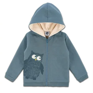 Veste Hibou Bleu Ardoise