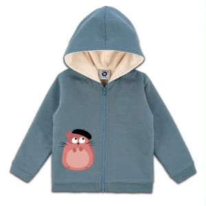 Veste Ptit Hamster Bleu Ardoise