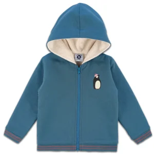 Veste à Capuche Pingouin Bleu Corsaire
