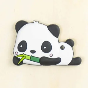 Panda Teether Silicone Baby Bamboo Chew Toy Soothing Gum Relief