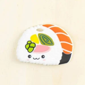 Sushi Roll Teether Toy Food-Grade Silicone BPA-Free Baby Sensory Gum Soother